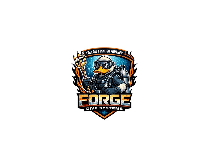 Mascot Design Entry 3792203 submitted by WOWIDEA99 to the contest for Forge Dive Systems run by SVenForge