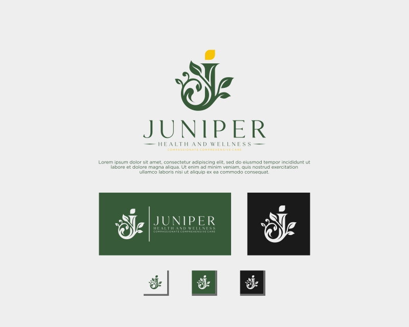 Logo Design Entry 3793999 submitted by Eros77 to the contest for Juniper Health and Wellness run by juniperhealth