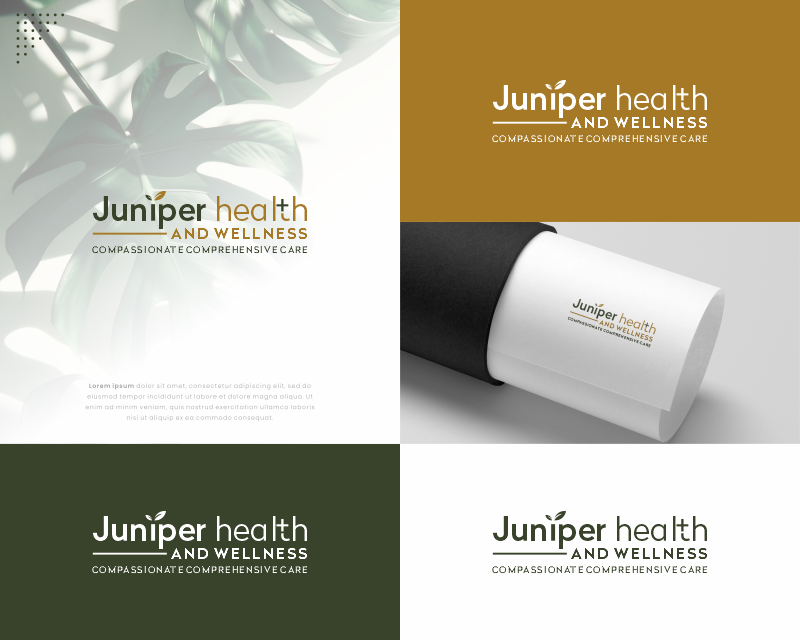 Logo Design Entry 3794001 submitted by zea to the contest for Juniper Health and Wellness run by juniperhealth