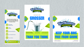 Need Banner for Tradeshow for Bin Blasters entry by Aniketh Vustepalle
