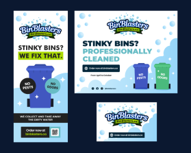 Need Banner for Tradeshow for Bin Blasters entry by Bruno Martins