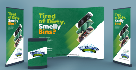 Need Banner for Tradeshow for Bin Blasters entry by shamim haq