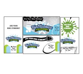 Need Banner for Tradeshow for Bin Blasters entry by gyaan shankar