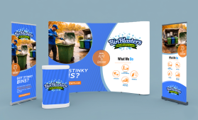 Need Banner for Tradeshow for Bin Blasters entry by shamim haq