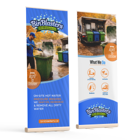 Need Banner for Tradeshow for Bin Blasters entry by shamim haq