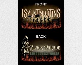 My Chemical Romance Fan Matchbox Design – ‘Famous Last Words’ Themed entry by faisalartwork