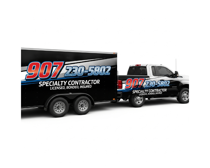 Logo Design for 907-230 5802