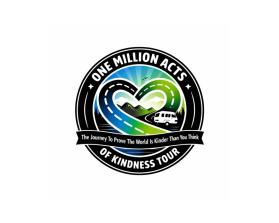One Million Acts of Kindness Tour entry by VikramS_Design