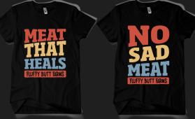 Fluffy Butt Farms T shirt contest entry by Maulana85