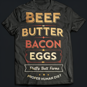 Fluffy Butt Farms T shirt contest entry by amrdesigns