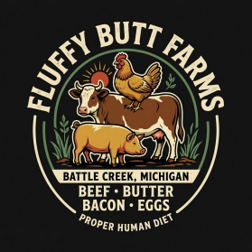 Fluffy Butt Farms T shirt contest entry by kami_hamami