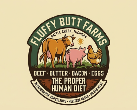 Fluffy Butt Farms T shirt contest entry by kami_hamami