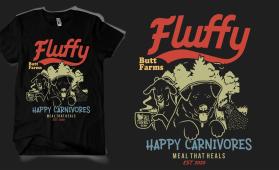 Fluffy Butt Farms T shirt contest entry by Maulana85