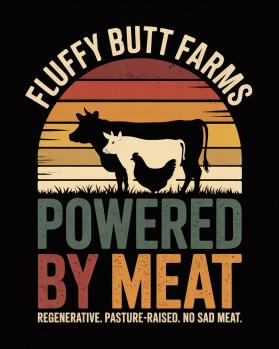 Fluffy Butt Farms T shirt contest entry by kami_hamami