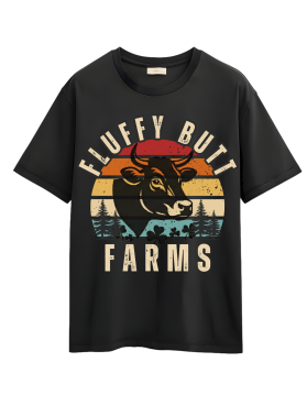 Fluffy Butt Farms T shirt contest entry by Zavi