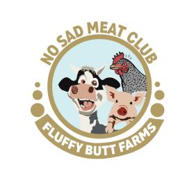 Fluffy Butt Farms T shirt contest entry by Gyaan