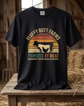 Fluffy Butt Farms T shirt contest entry by kami_hamami