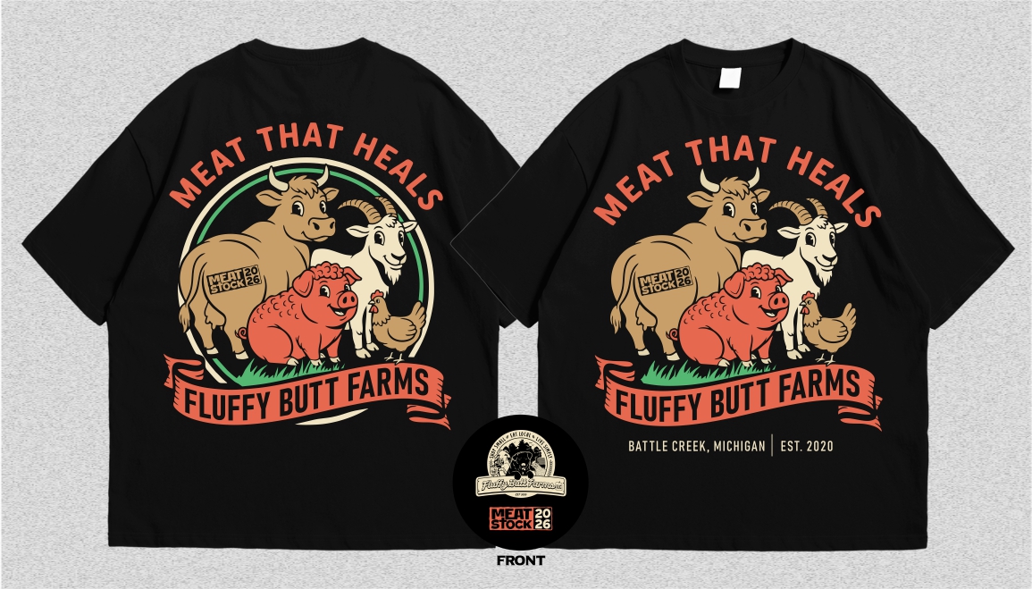 T-Shirt Design for Fluffy Butt Farms T shirt contest