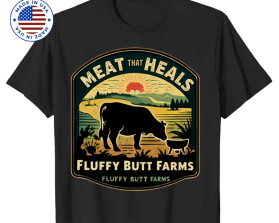 Fluffy Butt Farms T shirt contest entry by Design_Traveller