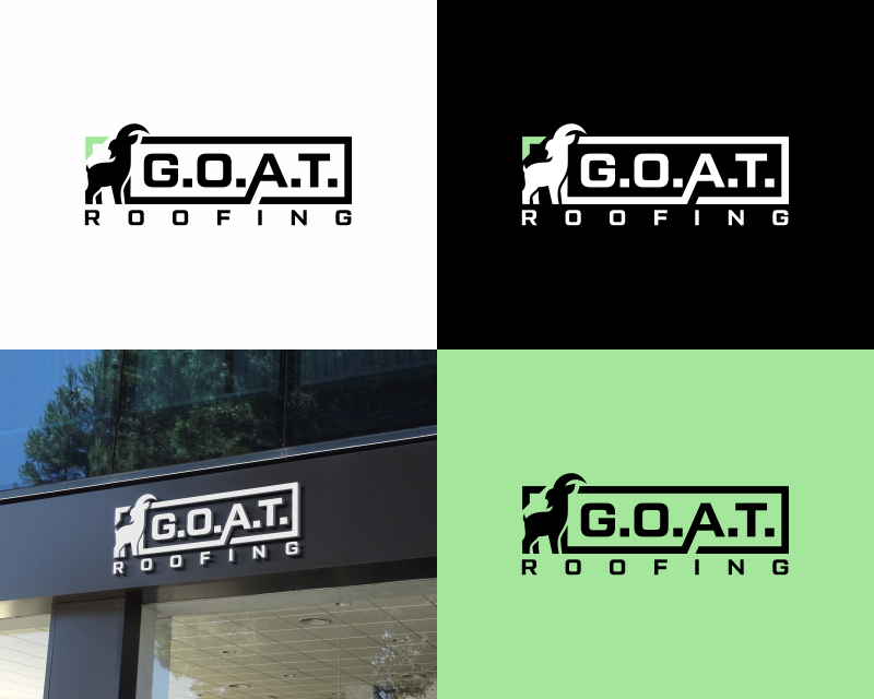 Logo Design for G.O.A.T. Roofing