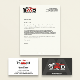 Saad Auto Sales entry by designgripper