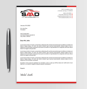 Saad Auto Sales entry by Designer_M