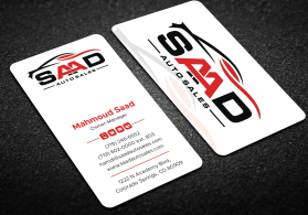 Saad Auto Sales entry by Designer_M