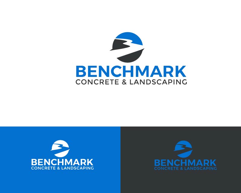 Logo Design for Benchmark Concrete Landscaping