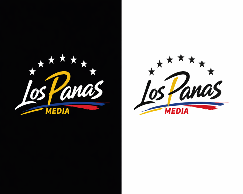 Logo Design for Los Panas Media