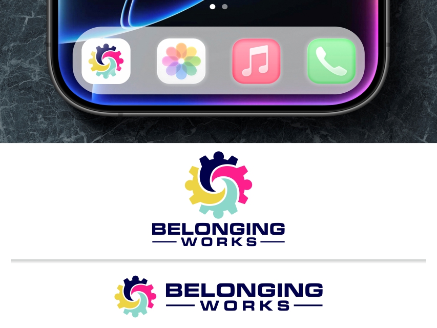 Logo Design Entry 3841086 submitted by BraderNoormand to the contest for Belonging Works run by belongingworks