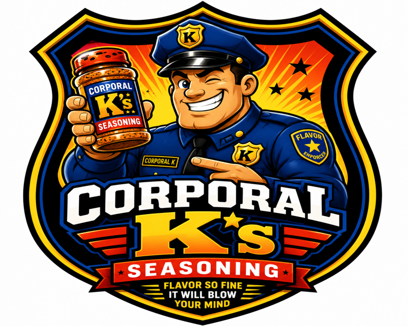 Logo Design Entry 3842996 submitted by authorpose23 to the contest for Corporal K’s seasoning run by Hedberg112