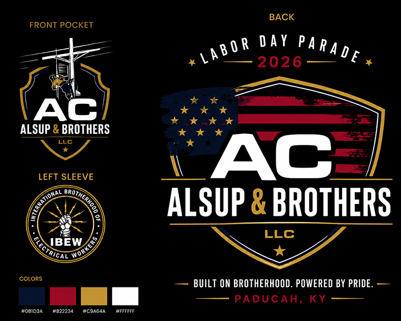 T-Shirt Design for Labor Day Parade