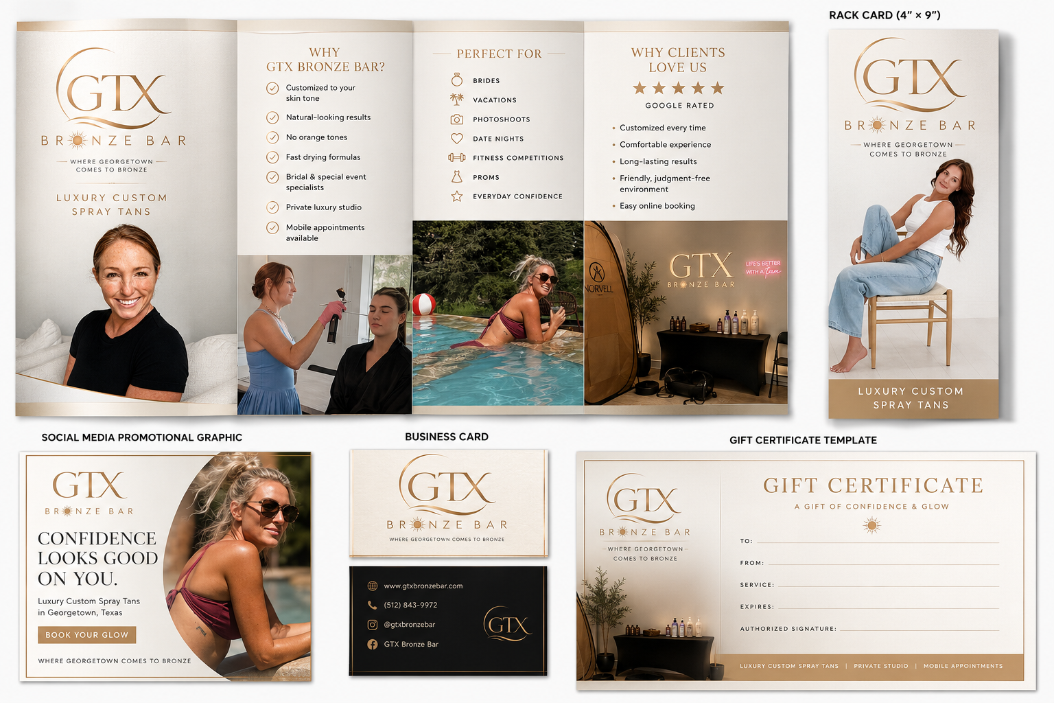 Brochure Design for GTX Bronze Bar