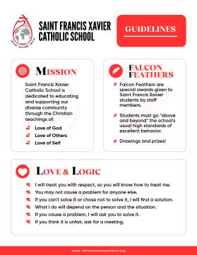 Saint Francis Xavier Catholic School entry by Kuchie Creates