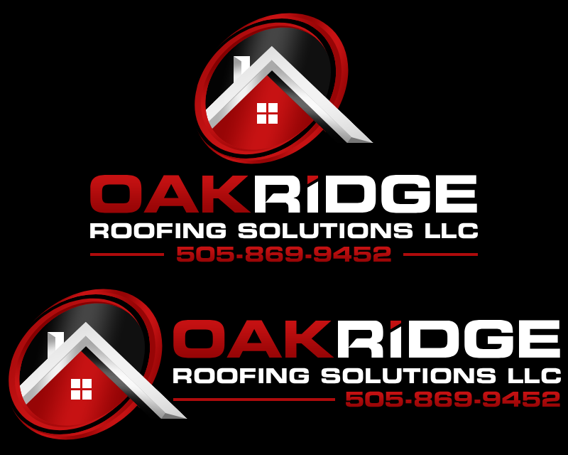 Logo Design for OAKRIDGE ROOFING SOLUTIONS LLC