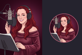 Romance Narrator Avatar Needed PLEASE NO AI entry by Anwar Hidayat