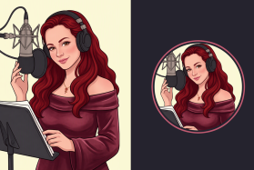 Romance Narrator Avatar Needed PLEASE NO AI entry by Anwar Hidayat