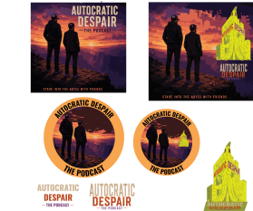 Identity for "Autocratic Despair: The Podcast" entry by IMAN SADIQ