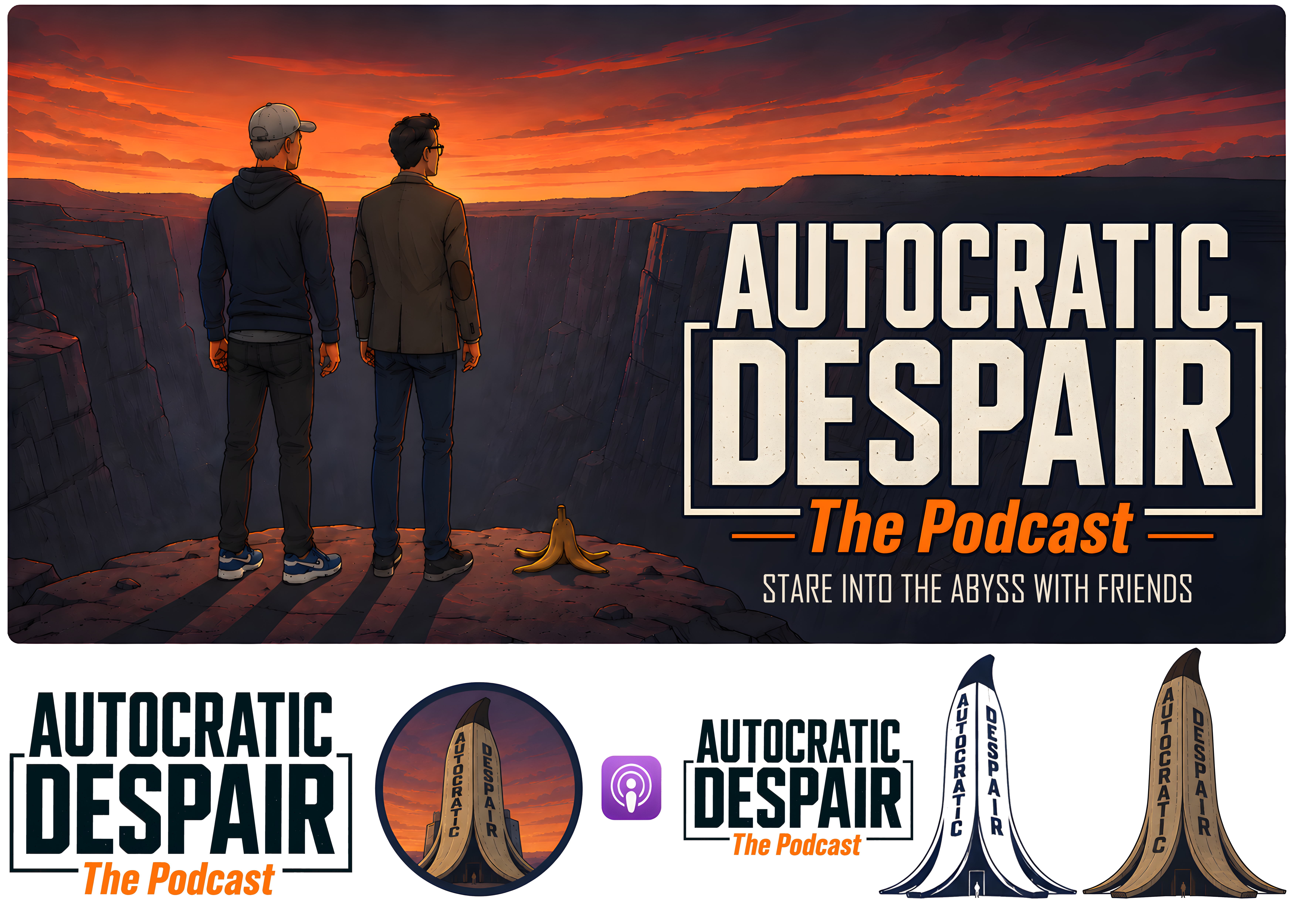 Graphic Design for Identity for "Autocratic Despair: The Podcast"