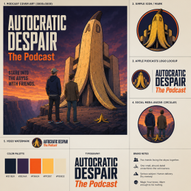 Identity for "Autocratic Despair: The Podcast" entry by bilal