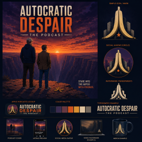Identity for "Autocratic Despair: The Podcast" entry by Hisham