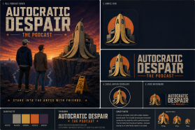 Identity for "Autocratic Despair: The Podcast" entry by Gabriel Joshua