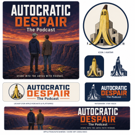 Identity for "Autocratic Despair: The Podcast" entry by bilal
