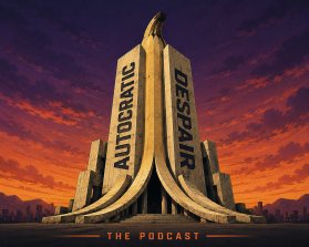 Identity for "Autocratic Despair: The Podcast" entry by Helmy Afriza
