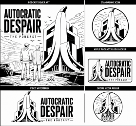 Identity for "Autocratic Despair: The Podcast" entry by Brader Noormand