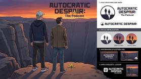 Identity for "Autocratic Despair: The Podcast" entry by Arif Fahmi
