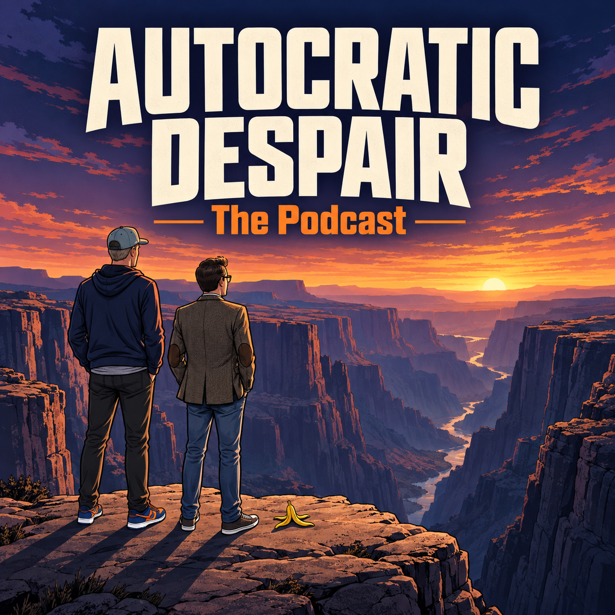 Graphic Design for Identity for "Autocratic Despair: The Podcast"