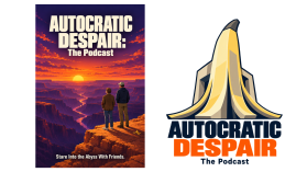 Identity for "Autocratic Despair: The Podcast" entry by Zizidesign