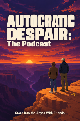 Identity for "Autocratic Despair: The Podcast" entry by Zizidesign