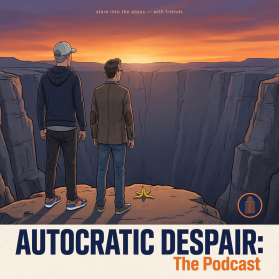 Identity for "Autocratic Despair: The Podcast" entry by Sita Ram